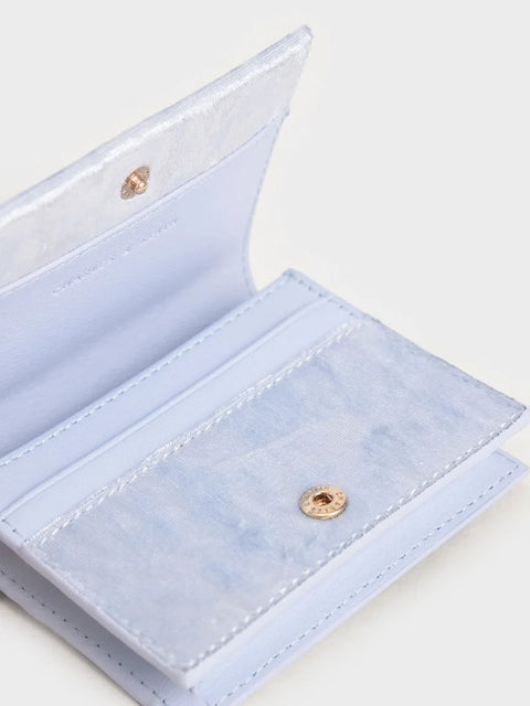 Velvet Embellished Card Holder