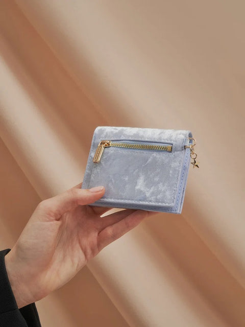 Velvet Embellished Card Holder