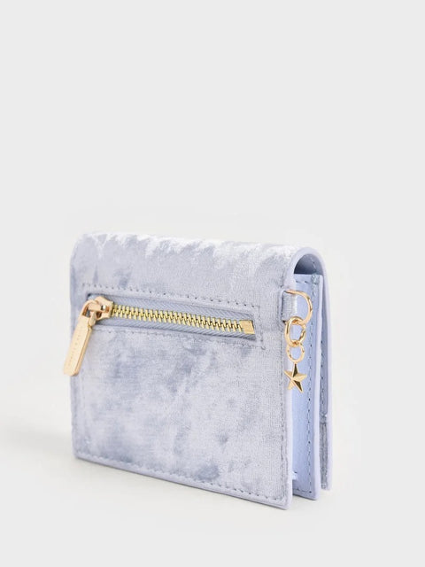 Velvet Embellished Card Holder
